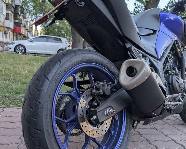 Синій Ямаха MT-03, об'ємом двигуна 0.32 л та пробігом 5 тис. км за 5799 $, фото 16 на Automoto.ua