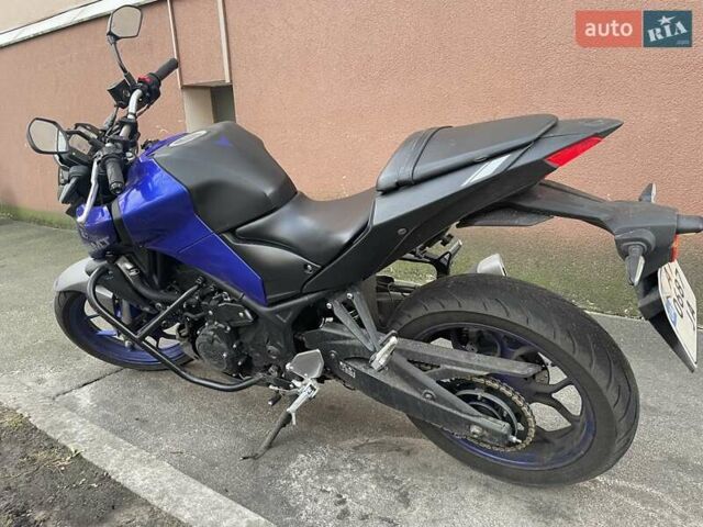 Синий Ямаха MT-03, объемом двигателя 0.32 л и пробегом 23 тыс. км за 5000 $, фото 1 на Automoto.ua