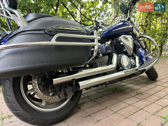 Синий Ямаха XVS 1300 Midnight Star, объемом двигателя 1.3 л и пробегом 38 тыс. км за 9500 $, фото 1 на Automoto.ua