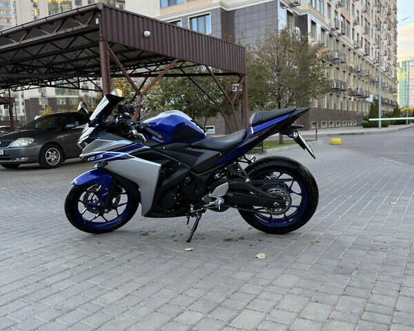 Синий Ямаха YZF-R3, объемом двигателя 0.32 л и пробегом 6 тыс. км за 5000 $, фото 1 на Automoto.ua