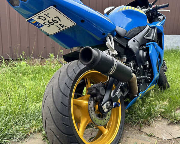 Синий Ямаха YZF R6, объемом двигателя 0.6 л и пробегом 50 тыс. км за 4900 $, фото 7 на Automoto.ua
