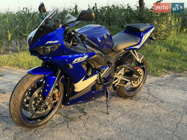 Синий Ямаха YZF R6, объемом двигателя 0.6 л и пробегом 40 тыс. км за 6000 $, фото 1 на Automoto.ua