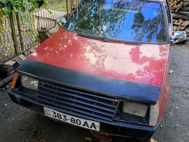 Красный ЗАЗ 1102 Таврия, объемом двигателя 1 л и пробегом 56 тыс. км за 167 $, фото 1 на Automoto.ua