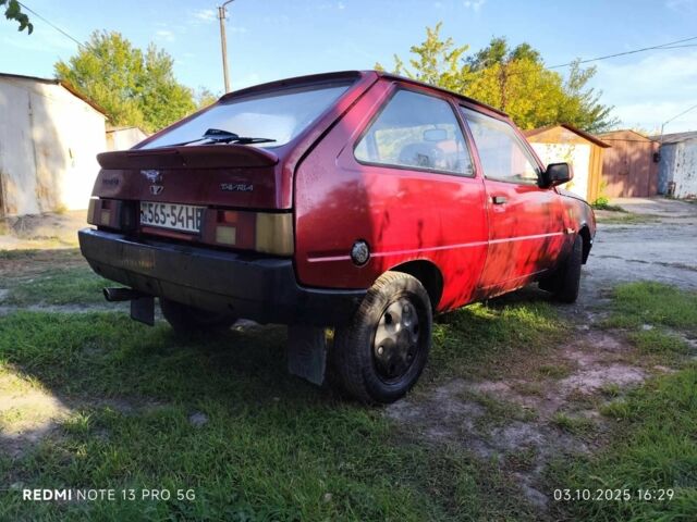 Красный ЗАЗ 1102 Таврия, объемом двигателя 1.1 л и пробегом 1 тыс. км за 583 $, фото 6 на Automoto.ua
