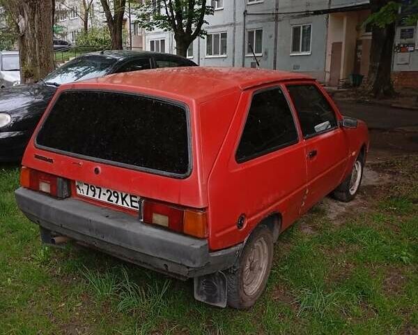 Красный ЗАЗ 1102 Таврия, объемом двигателя 1.2 л и пробегом 121 тыс. км за 878 $, фото 3 на Automoto.ua