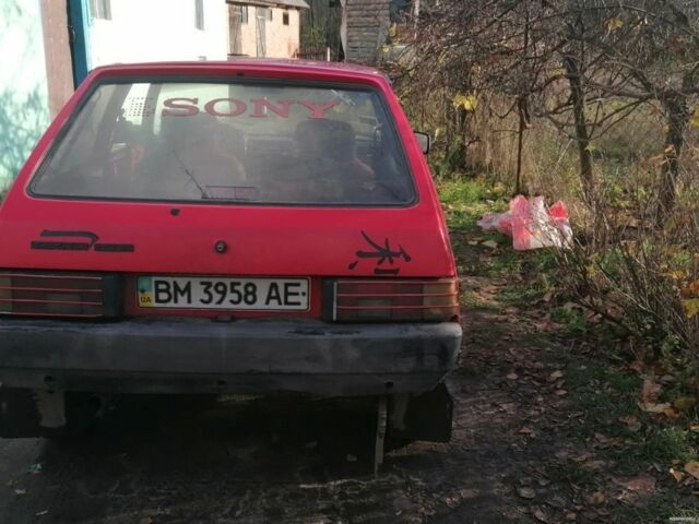 Красный ЗАЗ 1102 Таврия, объемом двигателя 1.1 л и пробегом 100 тыс. км за 286 $, фото 2 на Automoto.ua