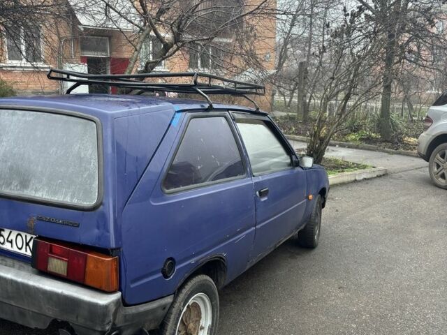 Синий ЗАЗ 1102 Таврия, объемом двигателя 1.1 л и пробегом 124 тыс. км за 557 $, фото 1 на Automoto.ua