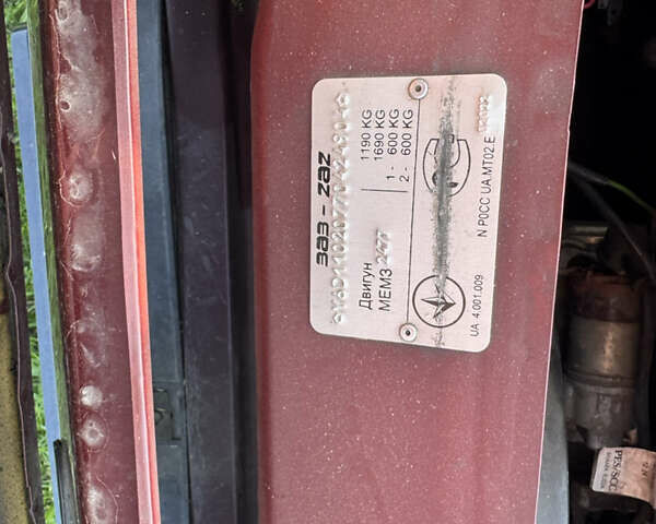 Красный ЗАЗ 1102 Таврія-Нова, объемом двигателя 1.2 л и пробегом 34 тыс. км за 2550 $, фото 10 на Automoto.ua