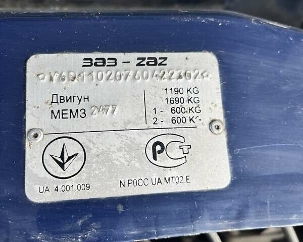 Синий ЗАЗ 1102 Таврія-Нова, объемом двигателя 1.2 л и пробегом 170 тыс. км за 1100 $, фото 10 на Automoto.ua