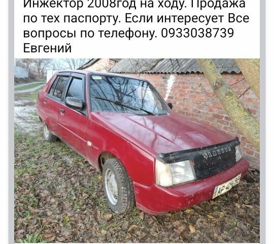 Червоний ЗАЗ 1103 Славута, об'ємом двигуна 1.3 л та пробігом 3 тис. км за 473 $, фото 4 на Automoto.ua