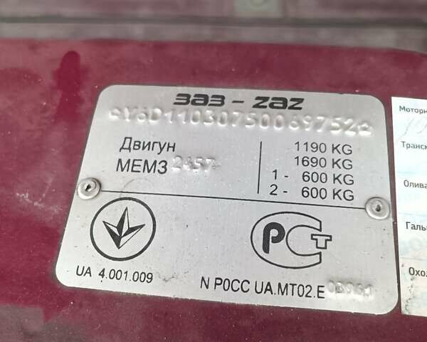 ЗАЗ 1103 Славута 2005 в Тернополе на Automoto.ua Красный ЗАЗ 1103 Славута, объемом двигателя 1.2 л и пробегом 60 тыс. км за 1000 $, фото 20 на Automoto.ua