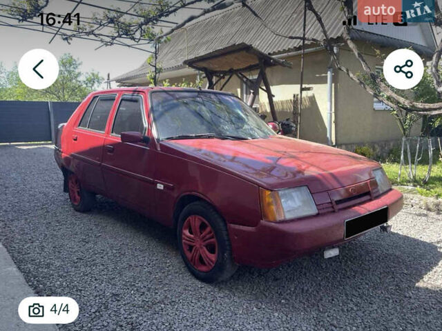 Красный ЗАЗ 1103 Славута, объемом двигателя 1.2 л и пробегом 100 тыс. км за 550 $, фото 1 на Automoto.ua