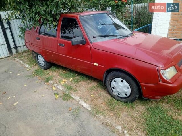 Красный ЗАЗ 1103 Славута, объемом двигателя 1.3 л и пробегом 126 тыс. км за 900 $, фото 2 на Automoto.ua