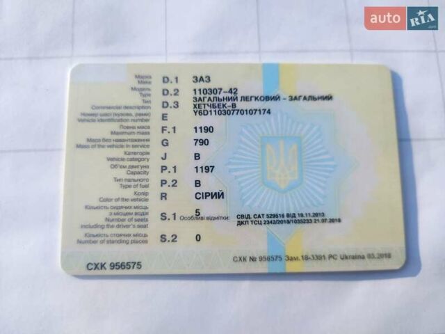 Сірий ЗАЗ 1103 Славута, об'ємом двигуна 1.2 л та пробігом 75 тис. км за 1300 $, фото 21 на Automoto.ua