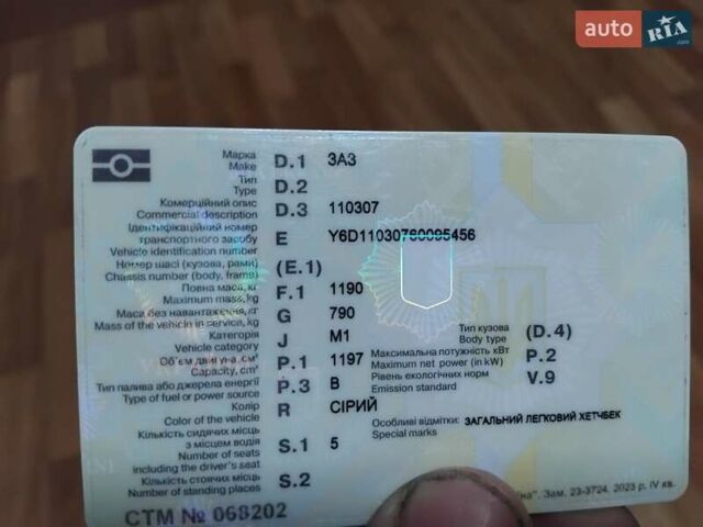 Серый ЗАЗ 1103 Славута, объемом двигателя 1.2 л и пробегом 180 тыс. км за 1000 $, фото 3 на Automoto.ua