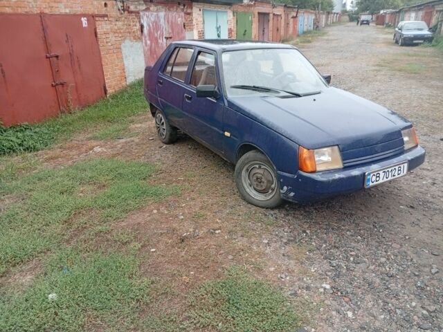 Синий ЗАЗ 1103 Славута, объемом двигателя 1.2 л и пробегом 139 тыс. км за 550 $, фото 1 на Automoto.ua