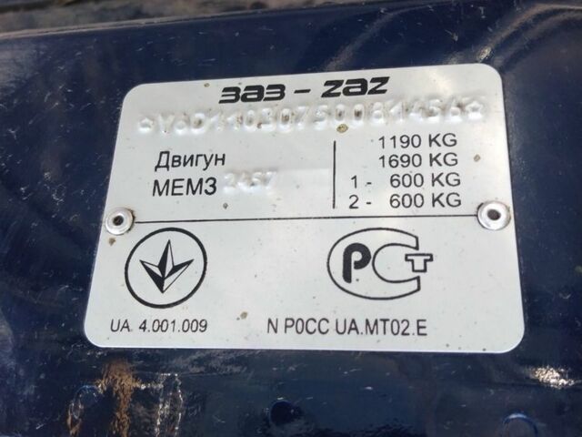 Синій ЗАЗ 1103 Славута, об'ємом двигуна 1.2 л та пробігом 63 тис. км за 1200 $, фото 5 на Automoto.ua