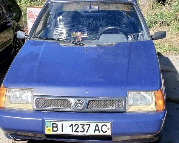 Синий ЗАЗ 1103 Славута, объемом двигателя 1.2 л и пробегом 240 тыс. км за 1076 $, фото 1 на Automoto.ua