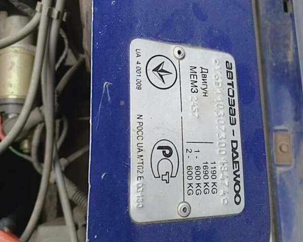 Синий ЗАЗ 1103 Славута, объемом двигателя 1.2 л и пробегом 240 тыс. км за 1076 $, фото 10 на Automoto.ua