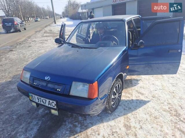 Синий ЗАЗ 1103 Славута, объемом двигателя 1.2 л и пробегом 75 тыс. км за 1600 $, фото 4 на Automoto.ua