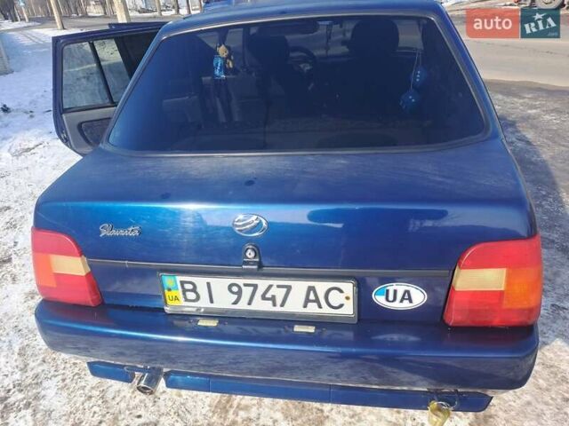Синий ЗАЗ 1103 Славута, объемом двигателя 1.2 л и пробегом 75 тыс. км за 1600 $, фото 1 на Automoto.ua