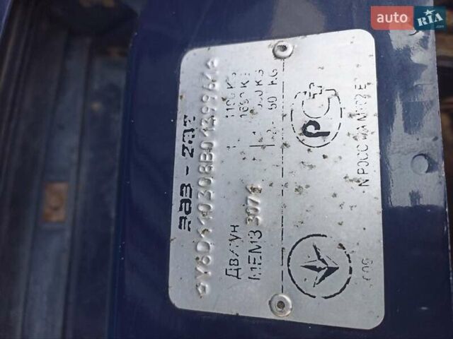 Синій ЗАЗ 1103 Славута, об'ємом двигуна 1.2 л та пробігом 150 тис. км за 950 $, фото 7 на Automoto.ua