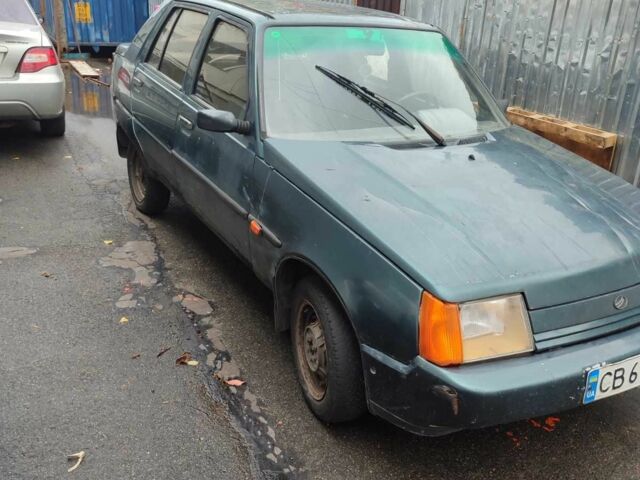 Зеленый ЗАЗ 1103 Славута, объемом двигателя 1.2 л и пробегом 150 тыс. км за 667 $, фото 1 на Automoto.ua