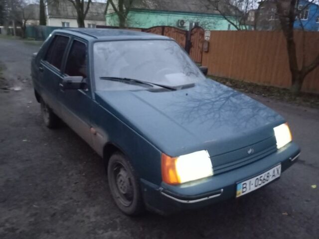 Зеленый ЗАЗ 1103 Славута, объемом двигателя 1 л и пробегом 150 тыс. км за 900 $, фото 2 на Automoto.ua