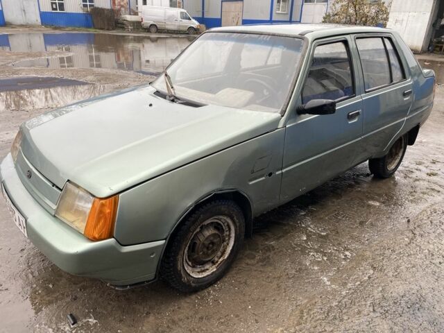 Зеленый ЗАЗ 1103 Славута, объемом двигателя 1.2 л и пробегом 150 тыс. км за 592 $, фото 1 на Automoto.ua