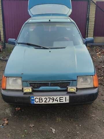 Зеленый ЗАЗ 1103 Славута, объемом двигателя 1.1 л и пробегом 154 тыс. км за 700 $, фото 2 на Automoto.ua