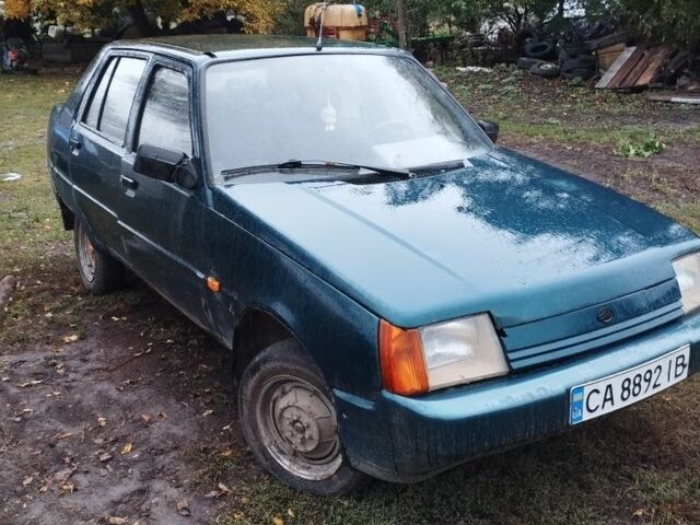 Зеленый ЗАЗ 1103 Славута, объемом двигателя 1.2 л и пробегом 100 тыс. км за 387 $, фото 1 на Automoto.ua