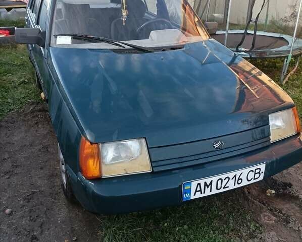 Зеленый ЗАЗ 1103 Славута, объемом двигателя 1.2 л и пробегом 170 тыс. км за 900 $, фото 1 на Automoto.ua