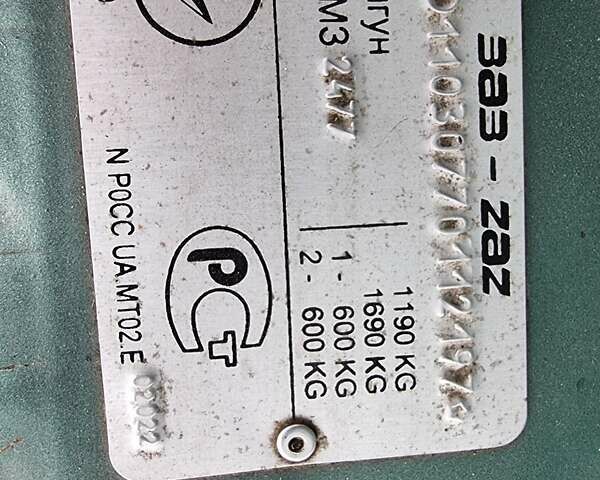 Зеленый ЗАЗ 1103 Славута, объемом двигателя 1.2 л и пробегом 126 тыс. км за 800 $, фото 8 на Automoto.ua