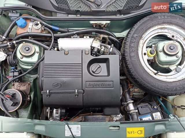 Зеленый ЗАЗ 1103 Славута, объемом двигателя 1.3 л и пробегом 200 тыс. км за 1600 $, фото 6 на Automoto.ua