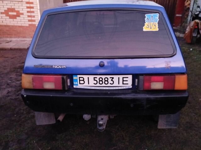 Синий ЗАЗ 1105, объемом двигателя 1.2 л и пробегом 100 тыс. км за 999 $, фото 1 на Automoto.ua