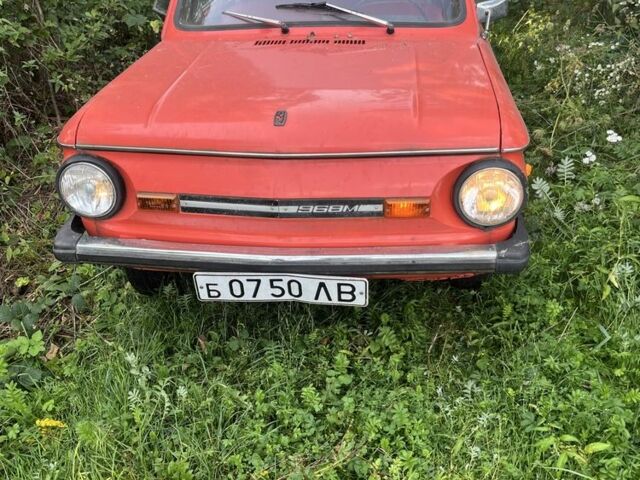 Красный ЗАЗ 968, объемом двигателя 0 л и пробегом 665 тыс. км за 850 $, фото 5 на Automoto.ua