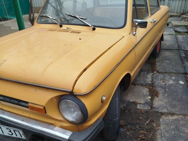 Желтый ЗАЗ 968, объемом двигателя 1 л и пробегом 54 тыс. км за 380 $, фото 2 на Automoto.ua