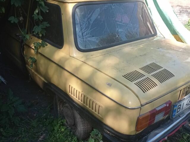 Желтый ЗАЗ 968, объемом двигателя 1.2 л и пробегом 100 тыс. км за 170 $, фото 1 на Automoto.ua