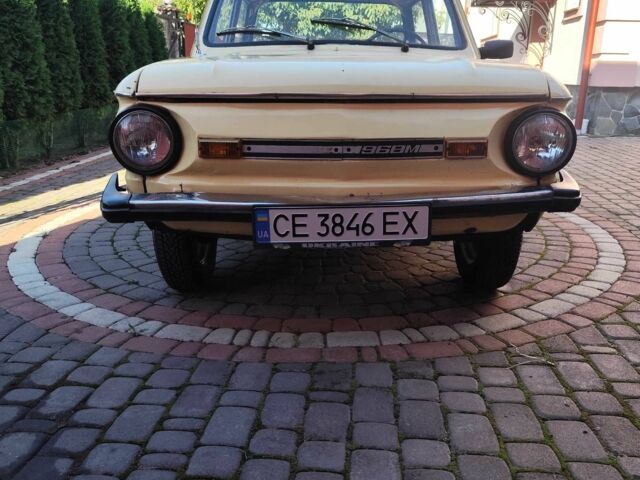 Желтый ЗАЗ 968, объемом двигателя 1.2 л и пробегом 48 тыс. км за 1850 $, фото 10 на Automoto.ua