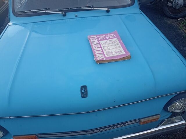 Синій ЗАЗ 968, об'ємом двигуна 1 л та пробігом 21 тис. км за 992 $, фото 2 на Automoto.ua