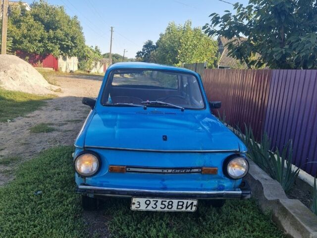 Синій ЗАЗ 968, об'ємом двигуна 1 л та пробігом 250 тис. км за 228 $, фото 1 на Automoto.ua