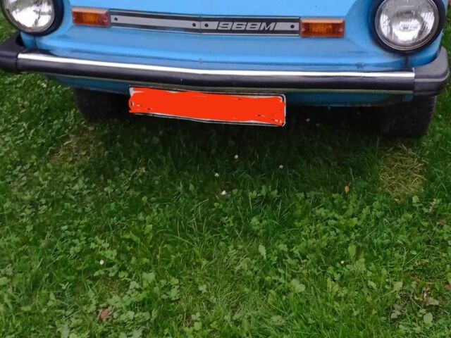 Синий ЗАЗ 968, объемом двигателя 1 л и пробегом 59 тыс. км за 720 $, фото 1 на Automoto.ua