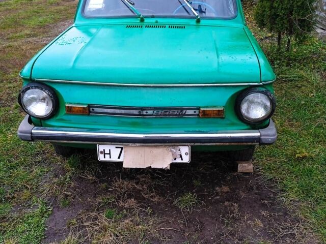 Зеленый ЗАЗ 968, объемом двигателя 0 л и пробегом 1 тыс. км за 401 $, фото 7 на Automoto.ua
