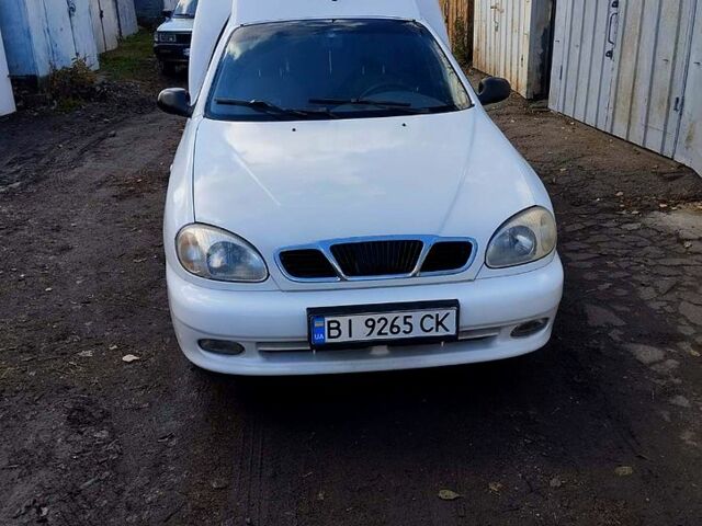 Белый ЗАЗ Ланос Пикап, объемом двигателя 1.3 л и пробегом 20 тыс. км за 1800 $, фото 1 на Automoto.ua