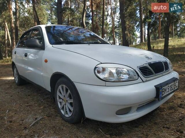 Белый ЗАЗ Ланос, объемом двигателя 1.5 л и пробегом 163 тыс. км за 1750 $, фото 1 на Automoto.ua