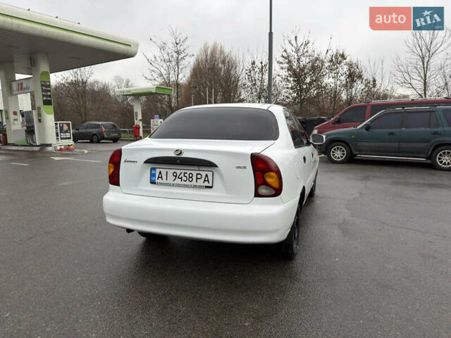 Білий ЗАЗ Ланос, об'ємом двигуна 1.5 л та пробігом 180 тис. км за 1650 $, фото 6 на Automoto.ua
