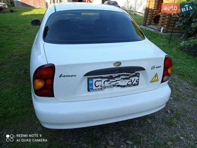 Білий ЗАЗ Ланос, об'ємом двигуна 1.5 л та пробігом 93 тис. км за 2700 $, фото 2 на Automoto.ua