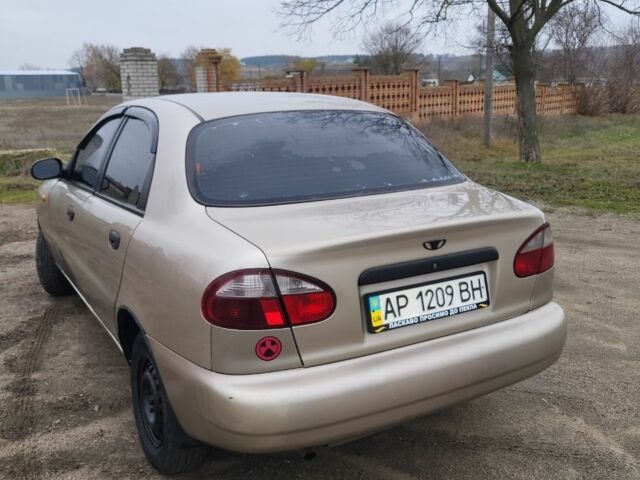 Бежевый ЗАЗ Ланос, объемом двигателя 1.3 л и пробегом 250 тыс. км за 1550 $, фото 2 на Automoto.ua