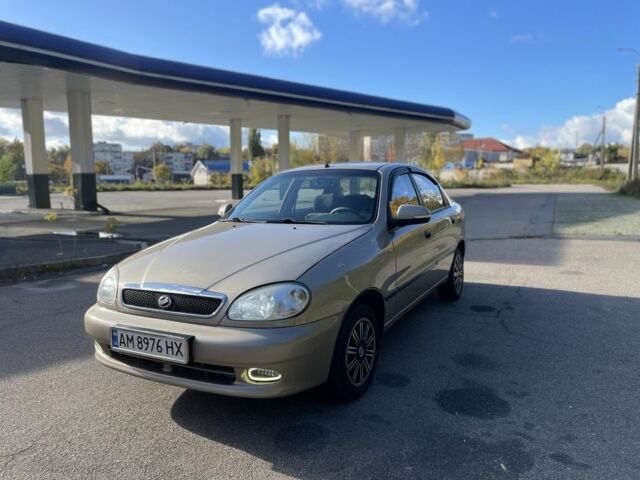 Бежевий ЗАЗ Ланос, об'ємом двигуна 1.4 л та пробігом 194 тис. км за 3399 $, фото 3 на Automoto.ua