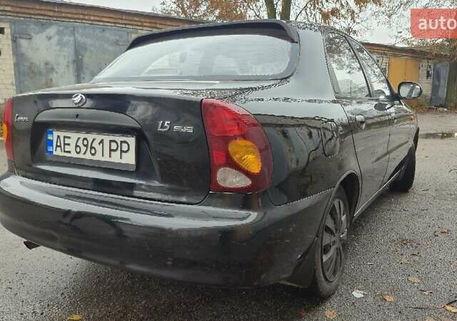 Черный ЗАЗ Ланос, объемом двигателя 1.5 л и пробегом 157 тыс. км за 3000 $, фото 3 на Automoto.ua